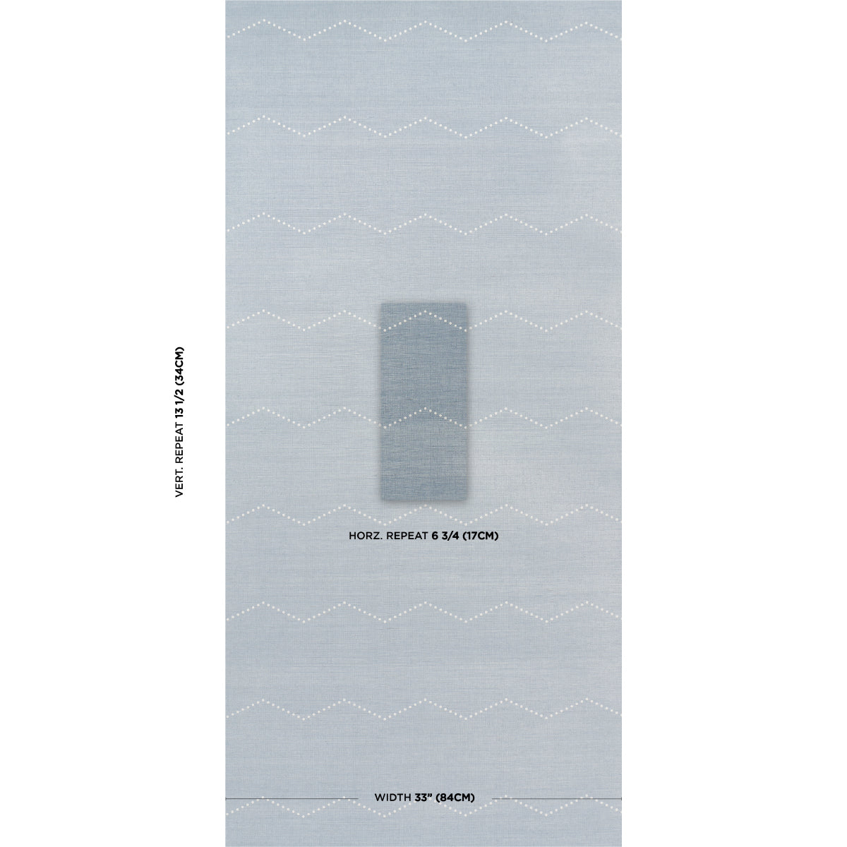 5016710 | Rivet Stripe Sisal, Chambray - Schumacher Wallpaper