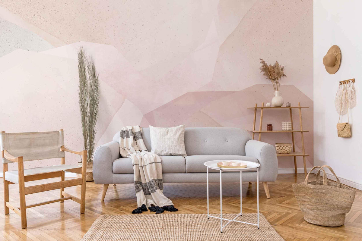 Natural Creme Abstract Wall Mural