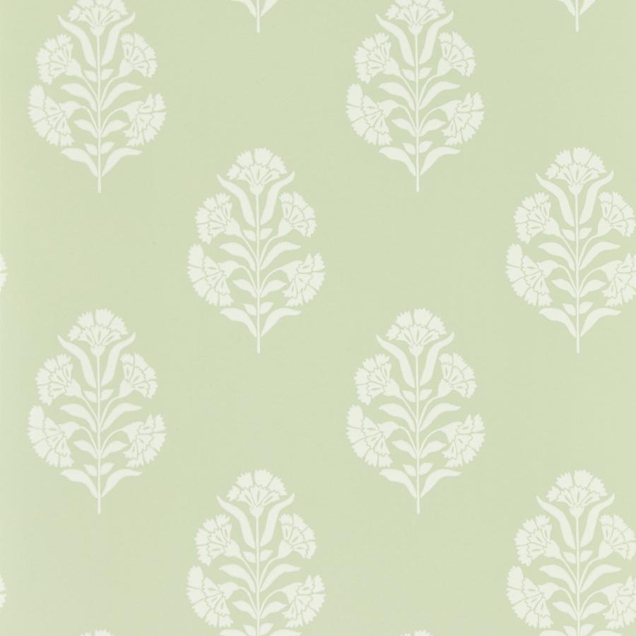 W0199/06 | Standen, Green Botanical - Clarke And Clarke Wallpaper